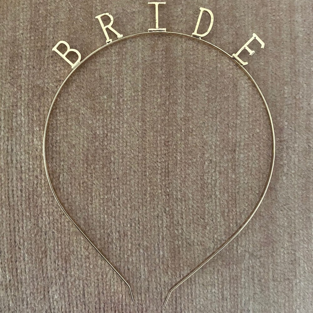 Bride Gold Headband